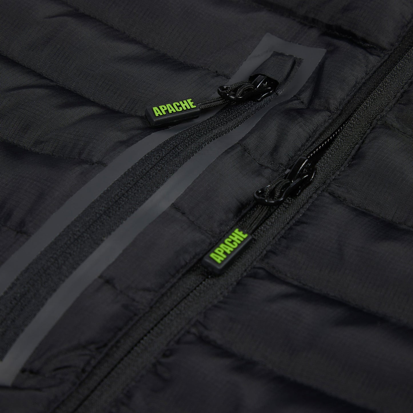 Apache Ashcroft Hybrid Jacket with Foldaway Hood Black - - Customisable Workwear