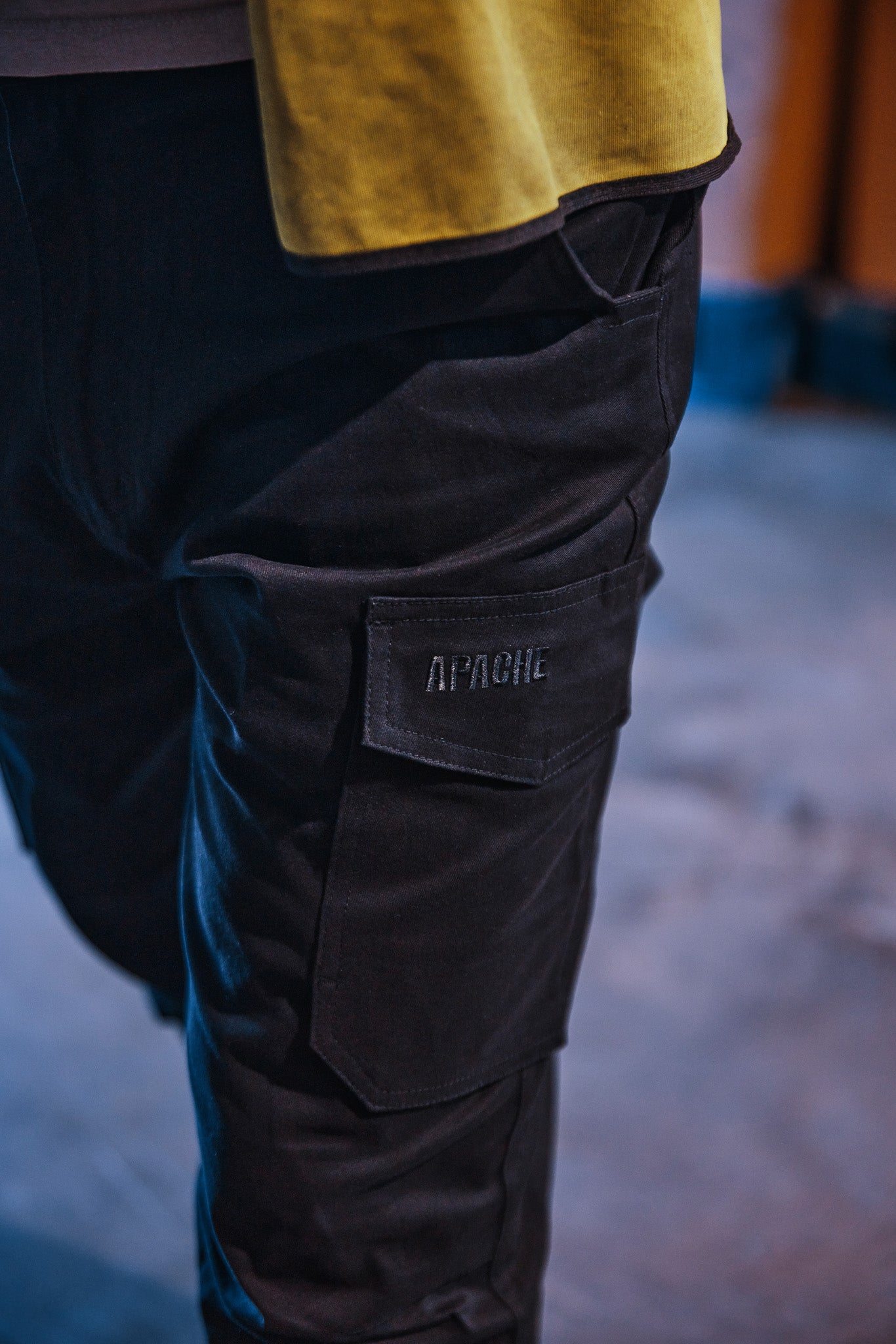 Apache Barkerville Cargo Trouser Black - - Customisable Workwear