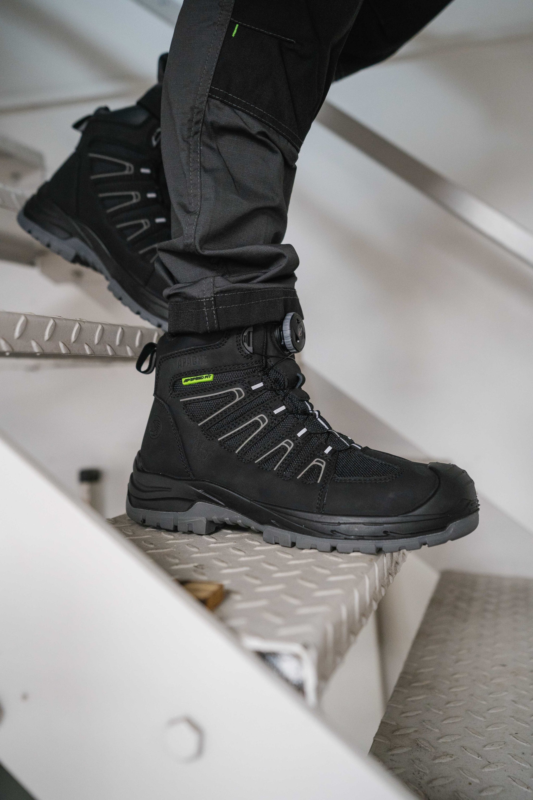 Apache - Fort FITGO GRS Recycled Leather Waterproof Safety Boot ESD |  Apache