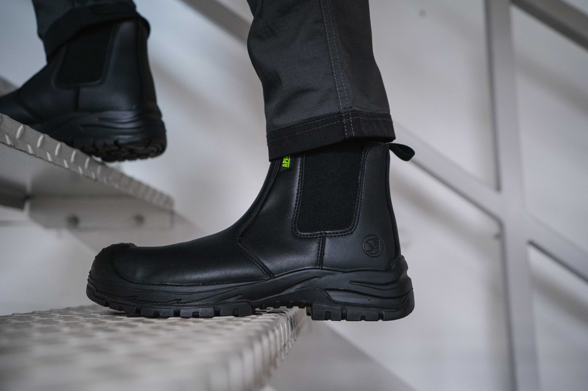Apache - Brooks Recycled Leather Black Dealer Boot |  Apache