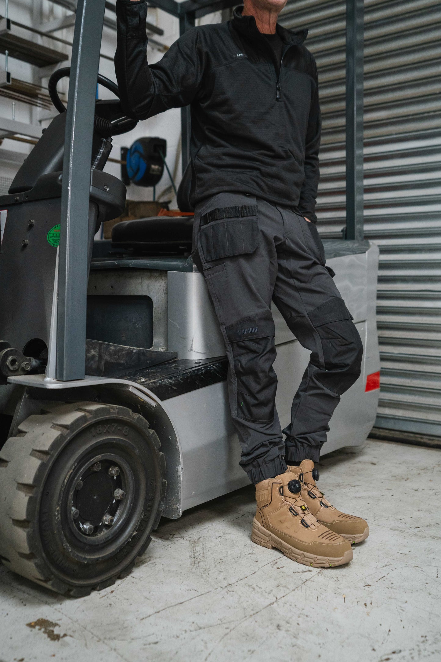 Apache - Stonehenge Stone FITGO Safety Boot with Rebound EVA midsole & ESD |  Apache