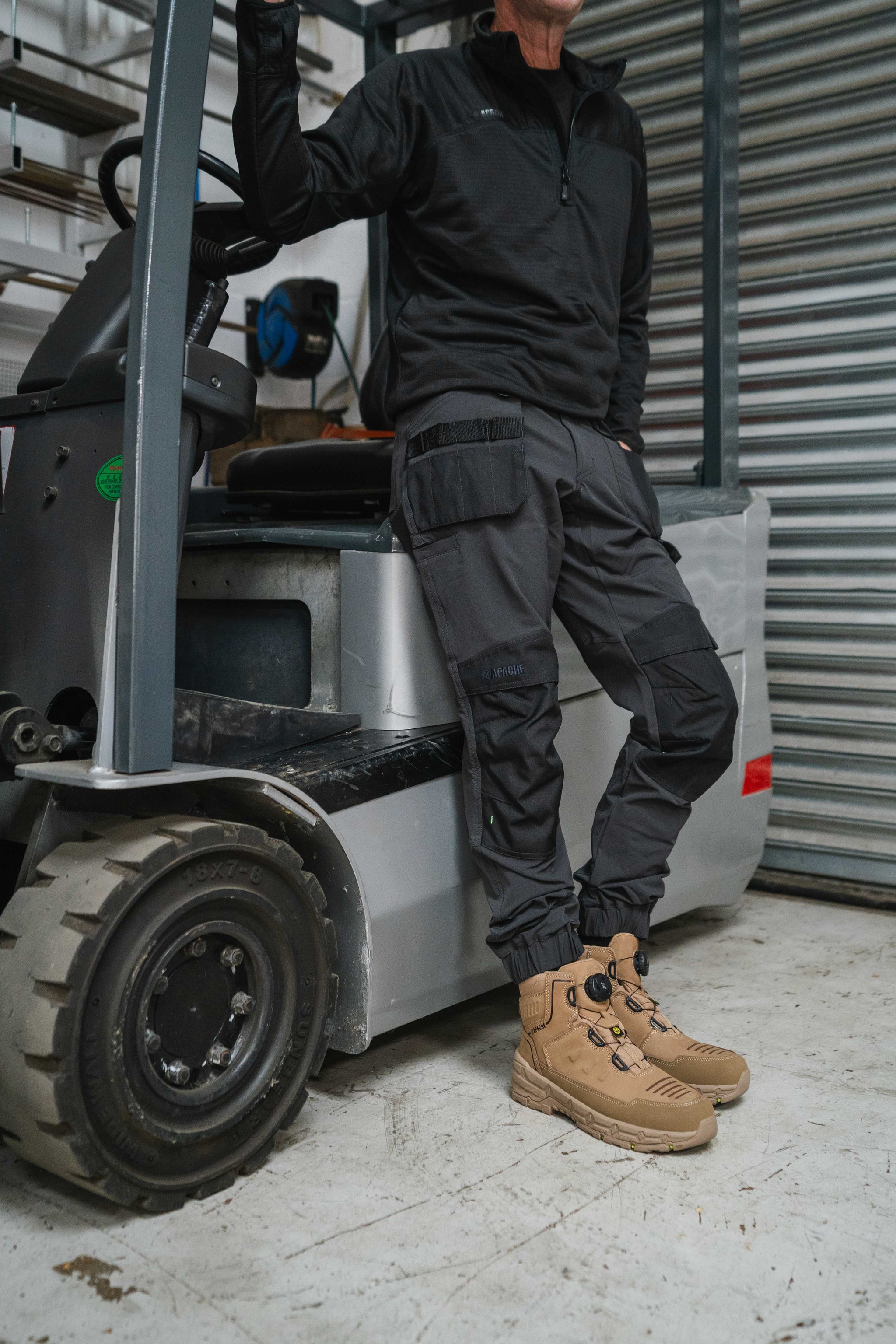 Apache - Stonehenge Stone FITGO Safety Boot with Rebound EVA midsole & ESD |  Apache