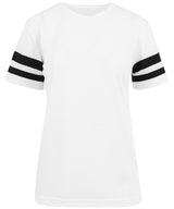 Women's mesh stripe tee