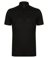 Stretch polo shirt with wicking finish (slim fit)