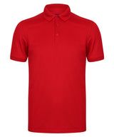 Stretch polo shirt with wicking finish (slim fit)