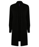 Women's longline open cardigan