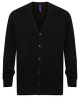 V-button cardigan