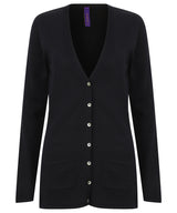 Women's v-button cardigan
