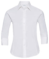 Women's ¾ sleeve easycare fitted shirt