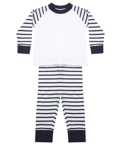 Navy Stripe/White