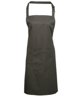 Colours bib apron with pocket