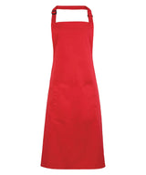 Colours bib apron with pocket