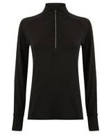 Women's long-sleeved ¼ zip top