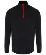 Men's TriDri® long sleeve performance ¼ zip top 