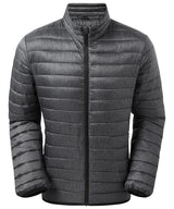 Melange padded jacket
