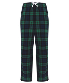 Navy/Green Check