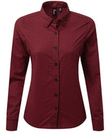 Women's Maxton check long sleeve shirt