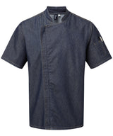 Chef's zip-close short sleeve jacket