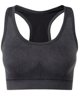 "Tridri® seamless "3D fit" multi-sport sculpt bra top denim"