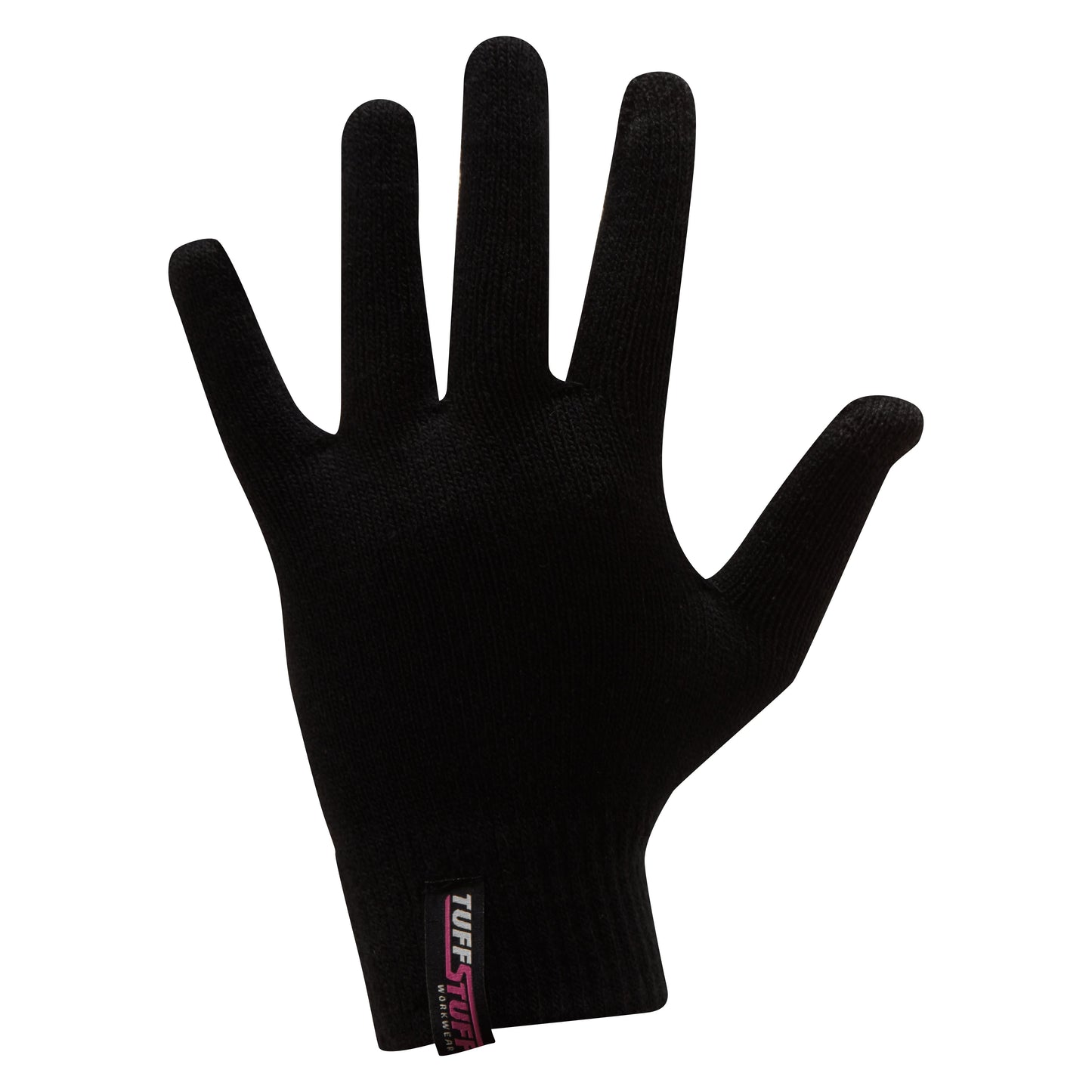 TUFFSTUFF TOUCH SCREEN GLOVE - BLACK ONE SIZE - Customisable ESSENTIALS