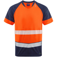 HV ORANGE/NAVY PRINT