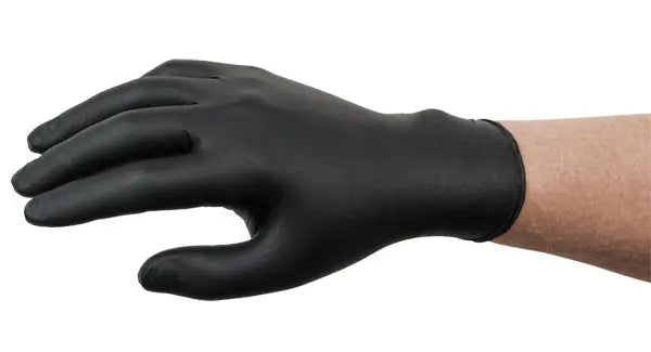 Ansell Microflex Glove An93 852 - Black - Customisable Latex