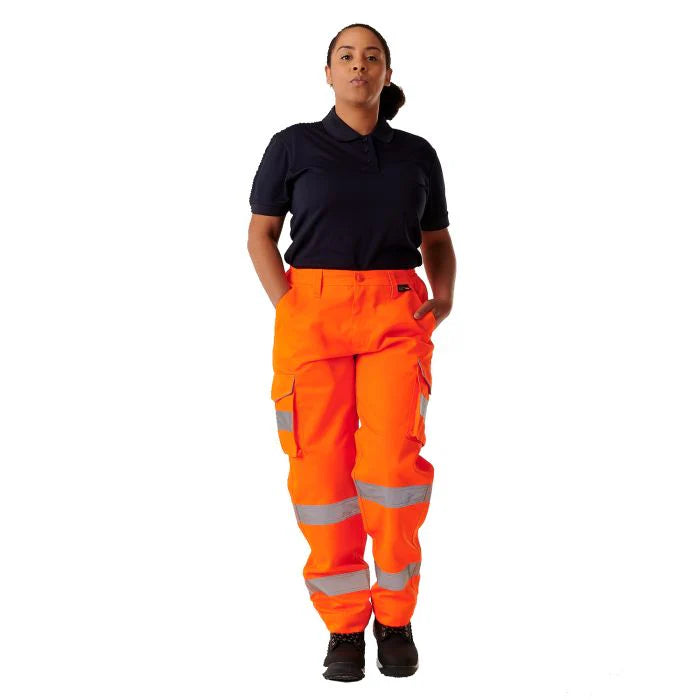 Supertouch - Ladies Hi Vis Orange Hana Combat Trouser - HV311 |  Supertouch