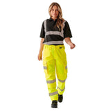 Supertouch - Ladies Hi Vis Yellow Hana Combat Trouser - HV310 |  Supertouch