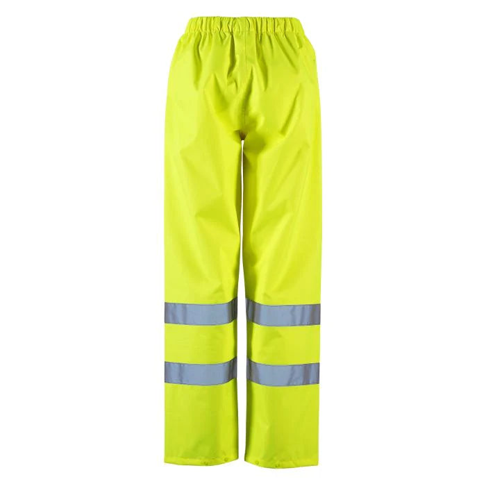 Supertouch - Ladies Hi Vis Yellow Dua Over-Trouser - HV312 |  Supertouch