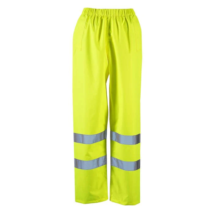 Supertouch - Ladies Hi Vis Yellow Dua Over-Trouser - HV312 |  Supertouch