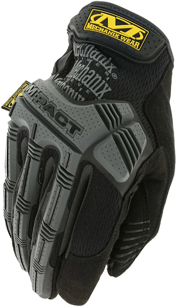 Mechanix M Pact Glove Mxmpt 58 - Black Grey - Customisable Mechanics