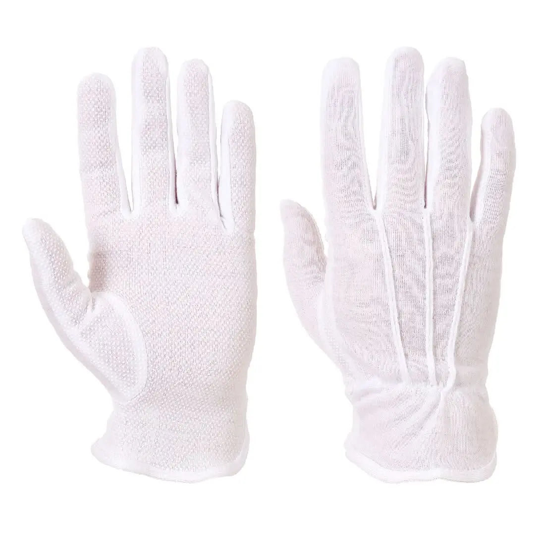 Portwest Microdot Glove A080 - White - Customisable Hand Protection