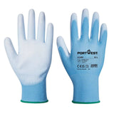 Portwest PU Palm Glove (Box Of 144 Pairs) A120 - Blue - Customisable Glove Bundle