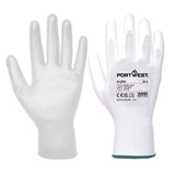 Portwest PU Palm Glove (Box Of 144 Pairs) A120 - White - Customisable Glove Bundle