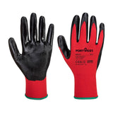 Portwest A310 Flexo Grip Nitrile Gloves – 12 Boxes (144 Pairs) - Red Black - Customisable Glove Bundle