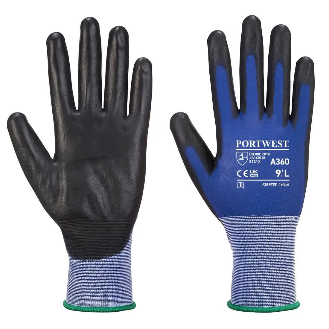Portwest Senti Flex Glove A360 - Blue Black - Customisable Hand Protection