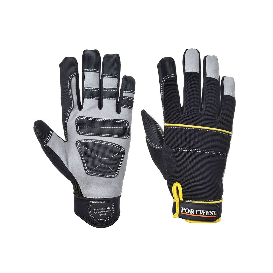 Portwest Tradesman High Performance Glove A710 - Black - Customisable Hand Protection