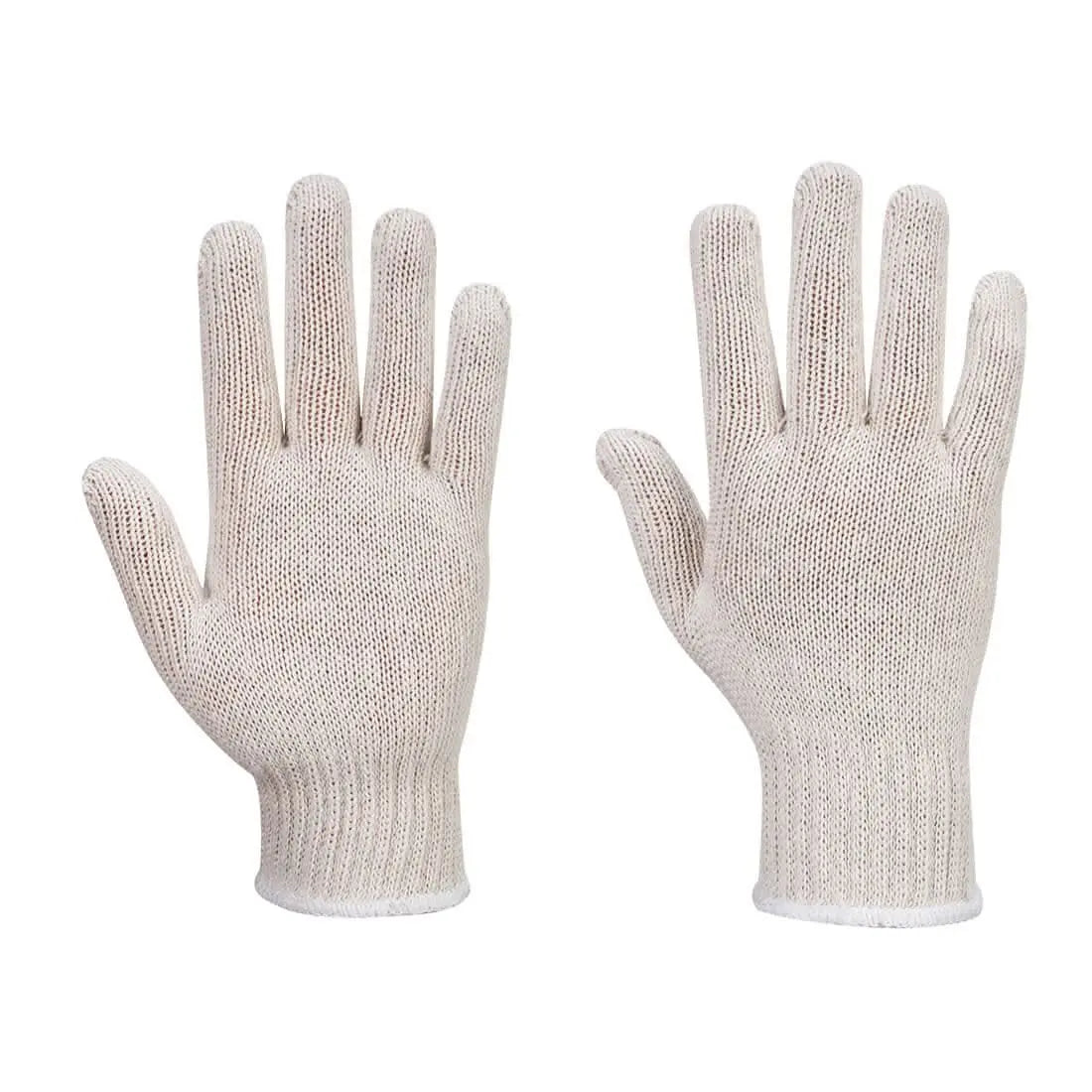 Portwest String Knit Liner Glove 288 Pairs AB030 - White - Customisable Hand Protection