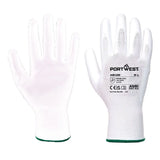 Portwest Pu Palm Glove 288 Pairs - AB129 - White - Customisable Hand Protection