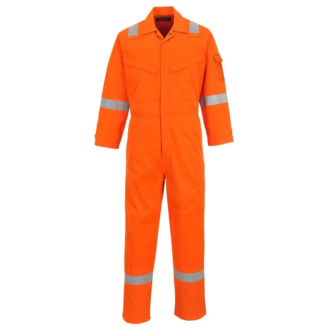 Portwest Araflame Silver Coverall AF73 - Orange - Customisable Coveralls
