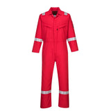 Portwest Araflame Silver Coverall AF73 - Red - Customisable Coveralls