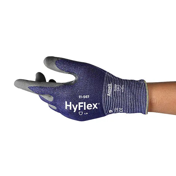 Ansell Hyflex Gloves An11 561 - Blue - Customisable Cut Resistant