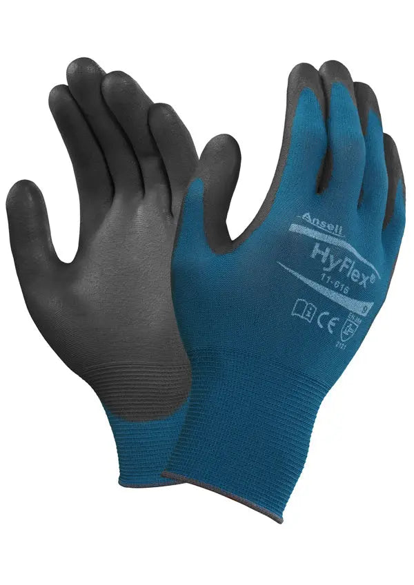 Ansell Hyflex Glove An11 616 - Blue - Customisable Nitrile