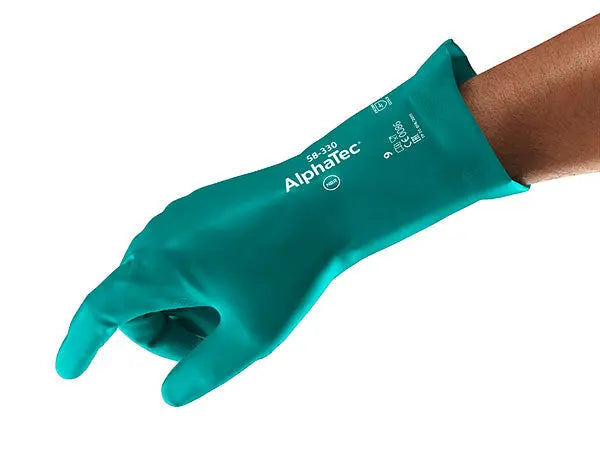 Ansell Alphatec Glove An58 330 - Green L - Customisable Nitrile