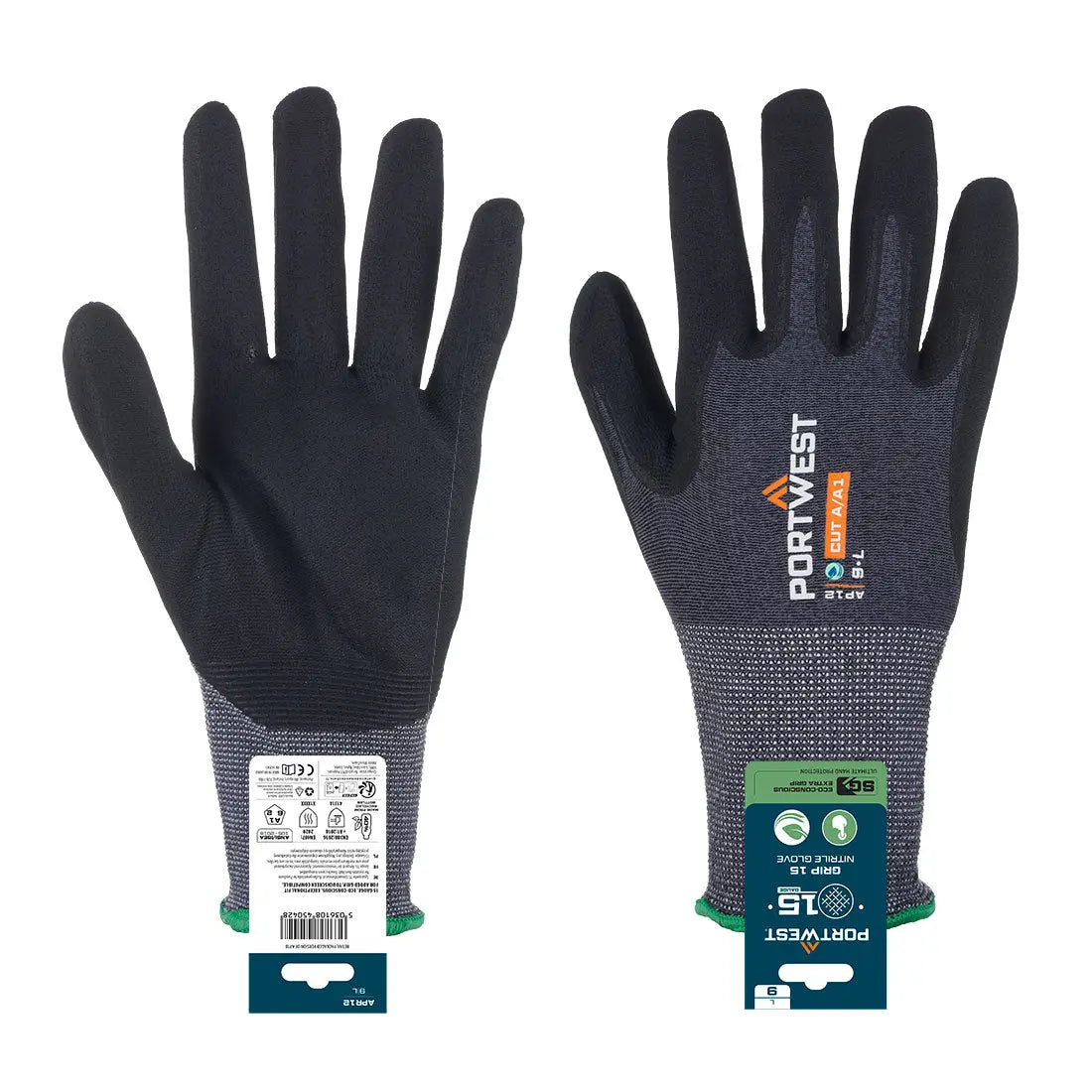 Portwest Sg Grip 15 Nitrile Glove (Retail) Portwest