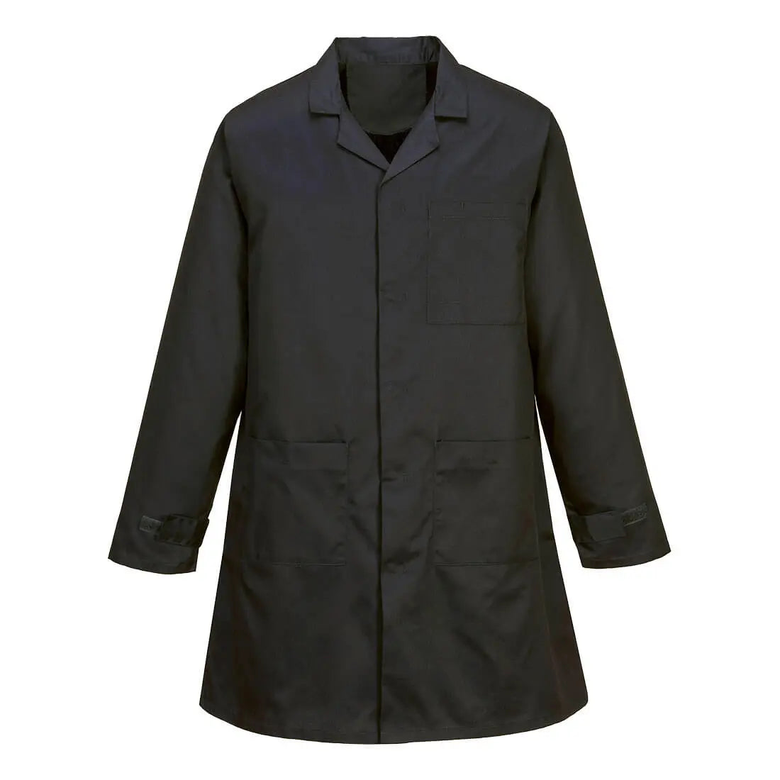 Portwest Anti-Static ESD Coat - Black - Customisable