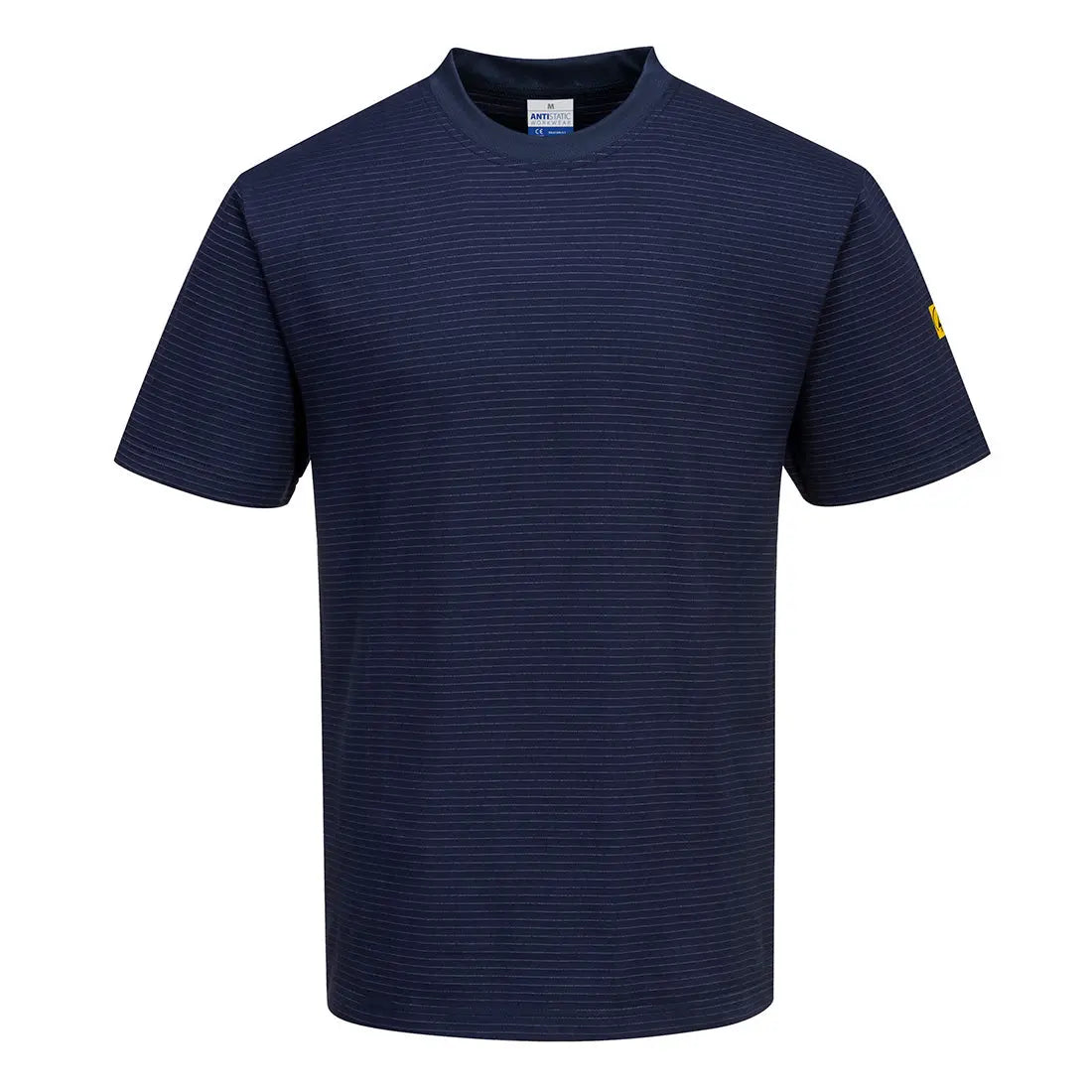 Portwest Anti-Static ESD T-Shirt S/S as20 - Navy - Customisable T-Shirts