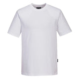 Portwest Anti-Static ESD T-Shirt S/S as20 - White - Customisable T-Shirts