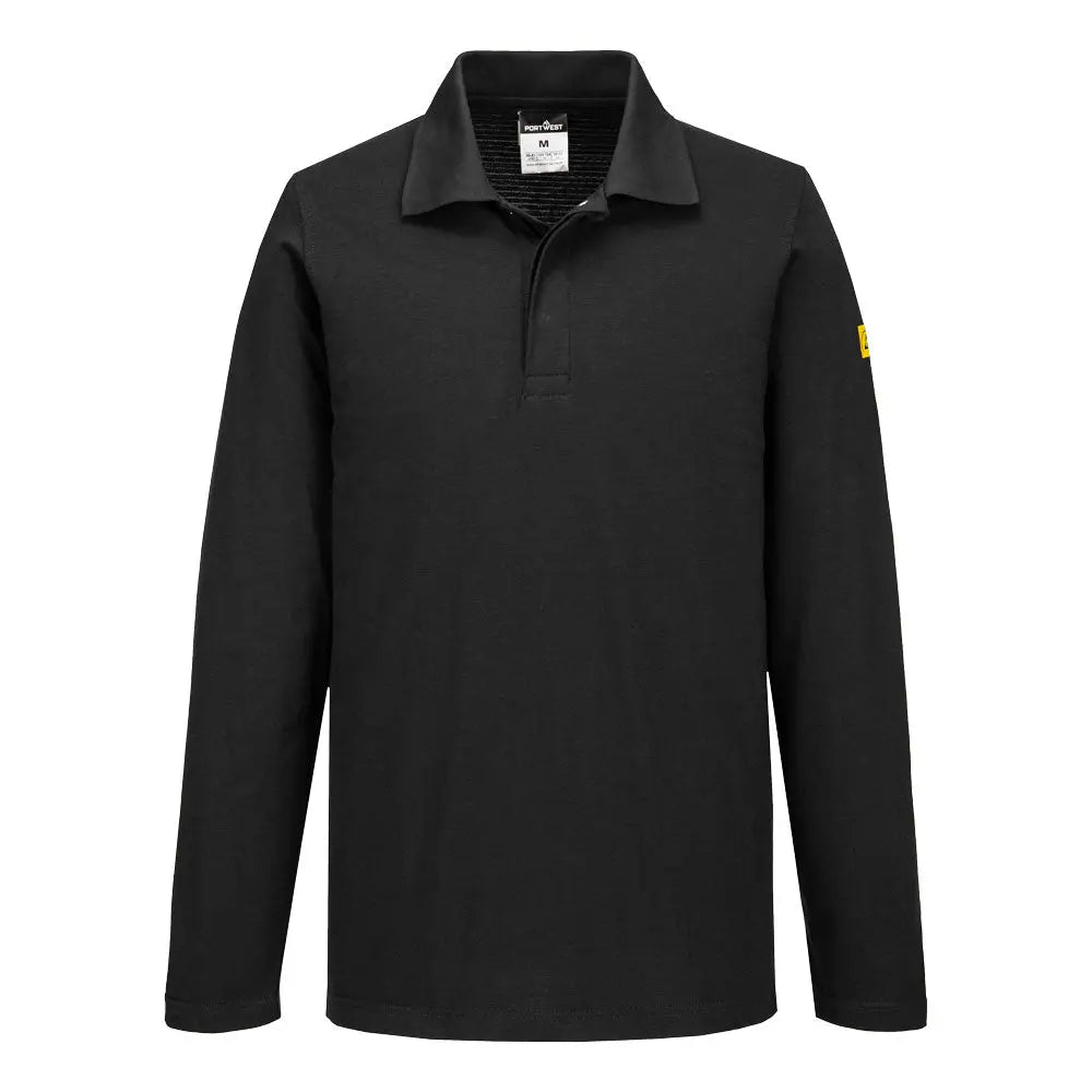 Anti Static Esd Polo Shirt L/S Portwest