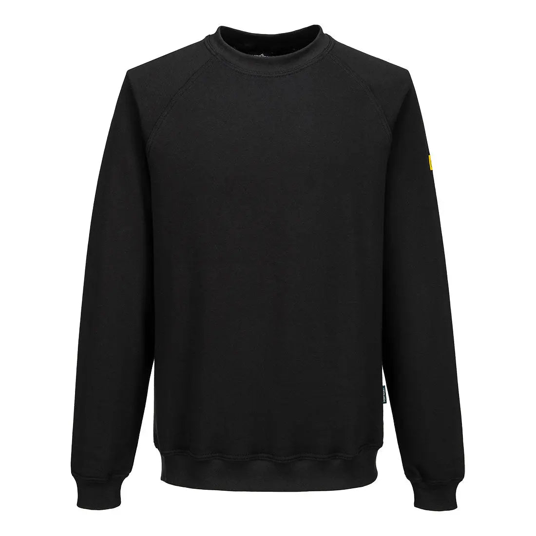 Portwest Anti-Static ESD Sweatshirt as24 - Black - Customisable Sweatshirts
